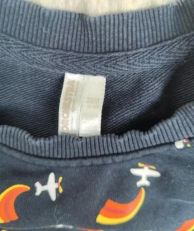 💎Sudadera arcoíris y avión azul marino • 36 meses • Orchestra 💎 – photo 4